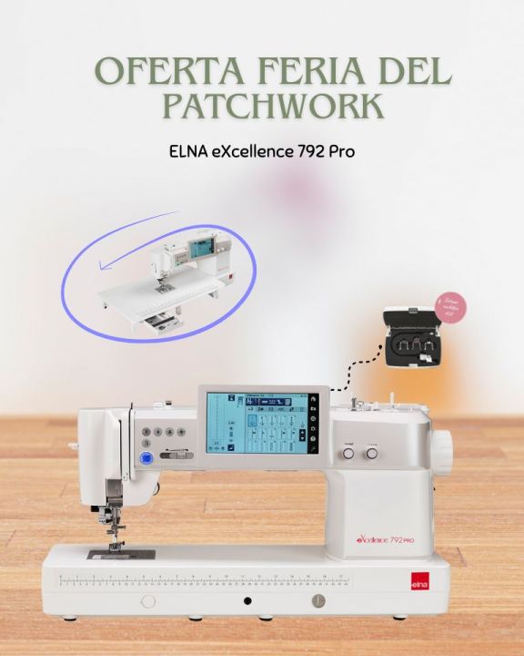 Maquina de coser Elna excellence  792 Pro