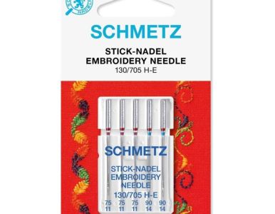 Aguja Schmetz especial bordar (Surtidas 75 y90)