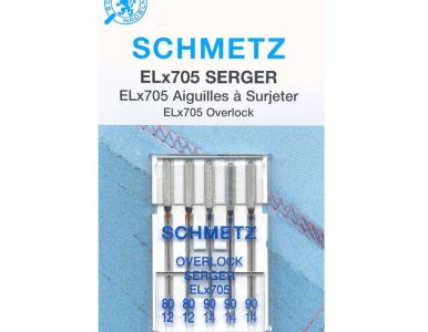Aguja Schmetz overlock  ELX705 SUK Surtidas (Remalladora)