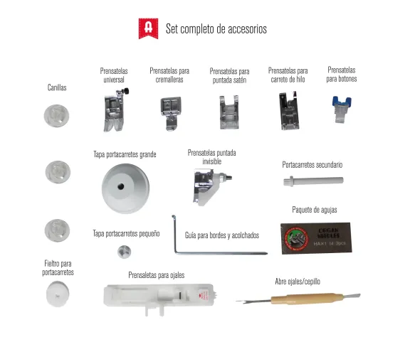 Alfa zart + máquina de coser 