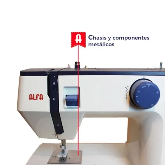 Alfa precise denim studio maquina de coser con motor eco