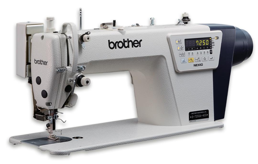 Maquina de coser industrial pespunte recto cortahilos Brother S7250A-S