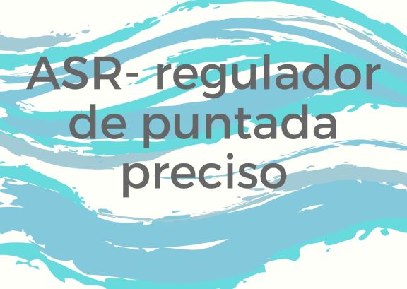 ASR- regulador de puntada precisa ¿que es?